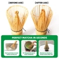 thumbnail image 4 of Juego de batidores de matcha TEANAGOO, batidores de bambú para matcha, 100 puntas, 4 of 7
