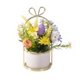thumbnail image 2 of Holiday Saving WIZUTIZ Spring Easter Small Potted Plants Simulation Plants Fake Flowers Decorative Ornaments Home Living Room Desktop Bonsai Multicolor, 2 of 5