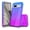 Blue/Purple, variant on Rosebono Compatible With Google Pixel 8, Hybrid Gradient Transparent Soft TPU Clear Skin Cover Protection Case (Blue)