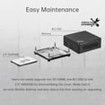 thumbnail image 3 of Msi Cubi 5 Business Mini Desktop, Intel Core i3-1215U, 16GB RAM, 1TB SSD, Windows 11 Pro, Black, 3 of 7