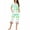 Green, variant on Tnhcen Short Sleeve Capri Pants with Pockets Fashionable 2-Piece Women's Print Summer Pajama Set S-3XL
