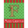thumbnail image 5 of Magnolia Garden Flags 1650 13 x 18 in. Merry Christmas Monogram D Burlap Garden Flag, 5 of 7