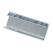 Heavy-Duty Open/Snap On Steel Strapping Seals, 1 1/4" x 2 1/4",Case Of 1,000