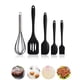 thumbnail image 1 of Slicone Juego de utensilios de cocina de 5 piezas, juego de utensilios de cocina y utensilios de cocina (batidor de huevos + espátula + espátula grande + espátula pequeña + cepillo de silico, 1 of 5