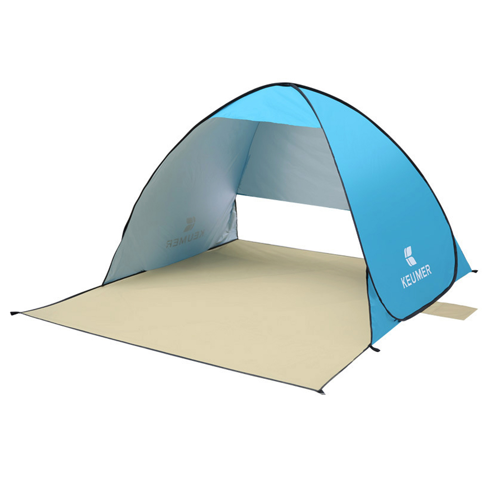 KEUMER Instant Pop-Up Beach Tent 70.9x59x43.3 Inch UV Sun Shelter for Camping Fishing Hiking Anti UV Cabana Picnic - image 4 of 7