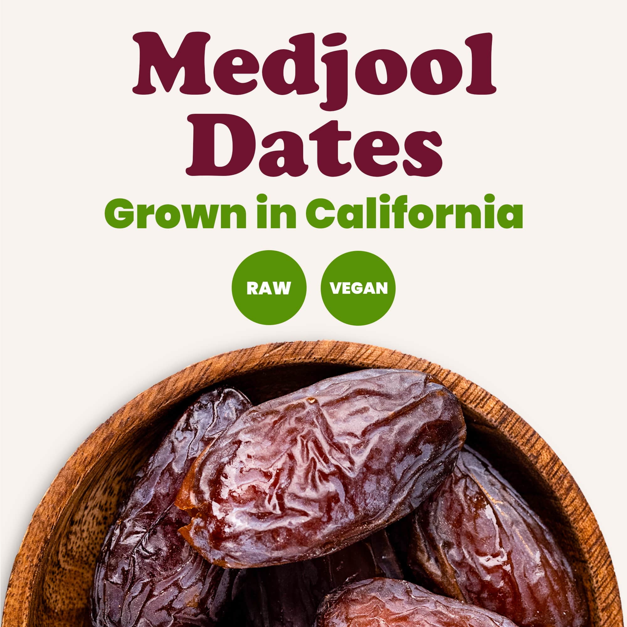 California Medjool Dates, 8 Pounds – Whole Dry Fancy Dates with Pits. Unsweetened, Unsulphured. Vegan, Kosher.