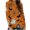 Orange4, variant on FDGIU Women's Halloween Shirts 2025 - Cute Ghost Pumpkin Graphic Long Sleeve Tops, Soft Loose Fit Crewneck, Fall Fashion Casual Pullover for Parties