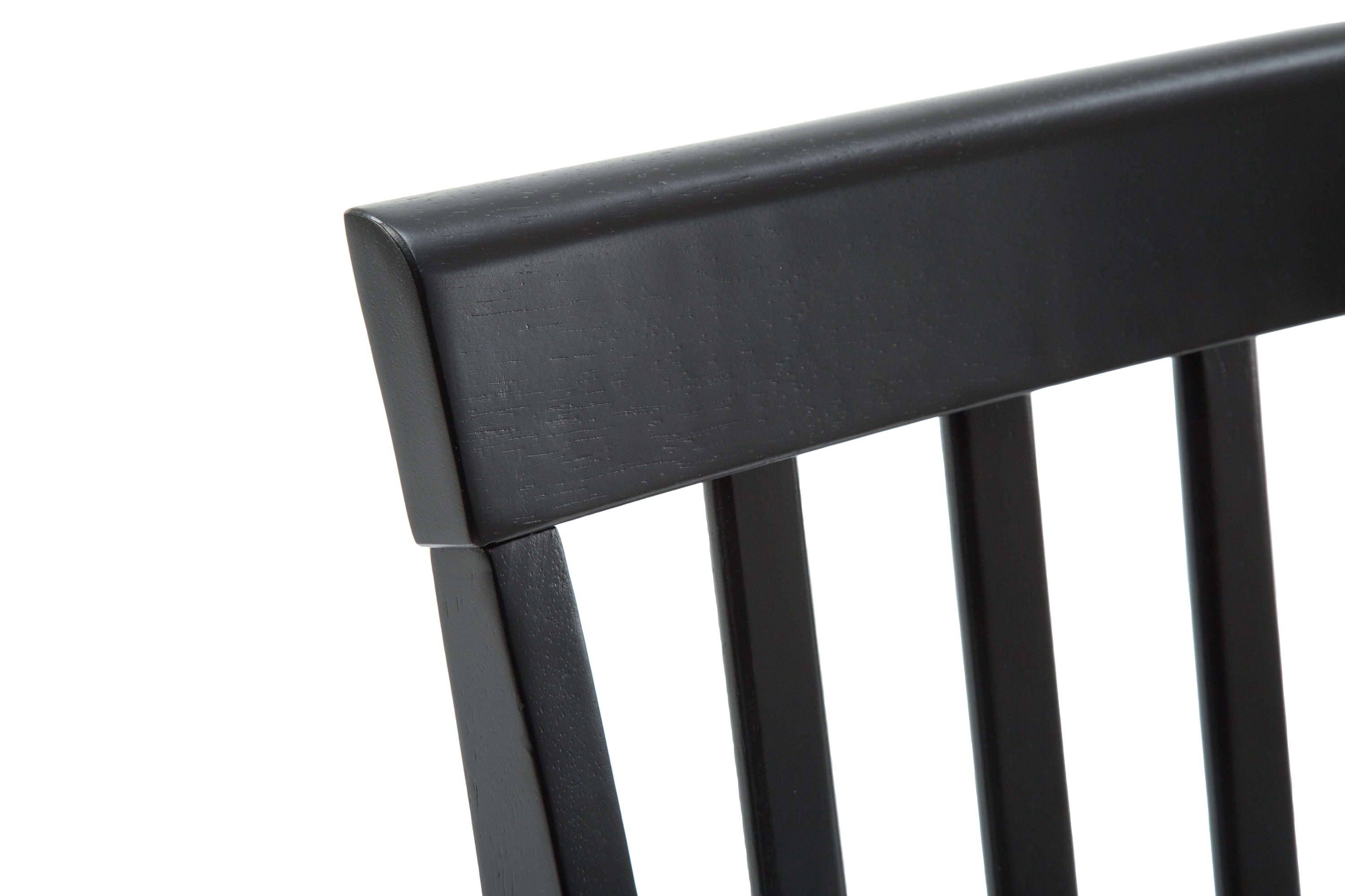 Boraam Bloomington High Back Wood Dining Chairs, Set of 2, Black/Cherry Finish