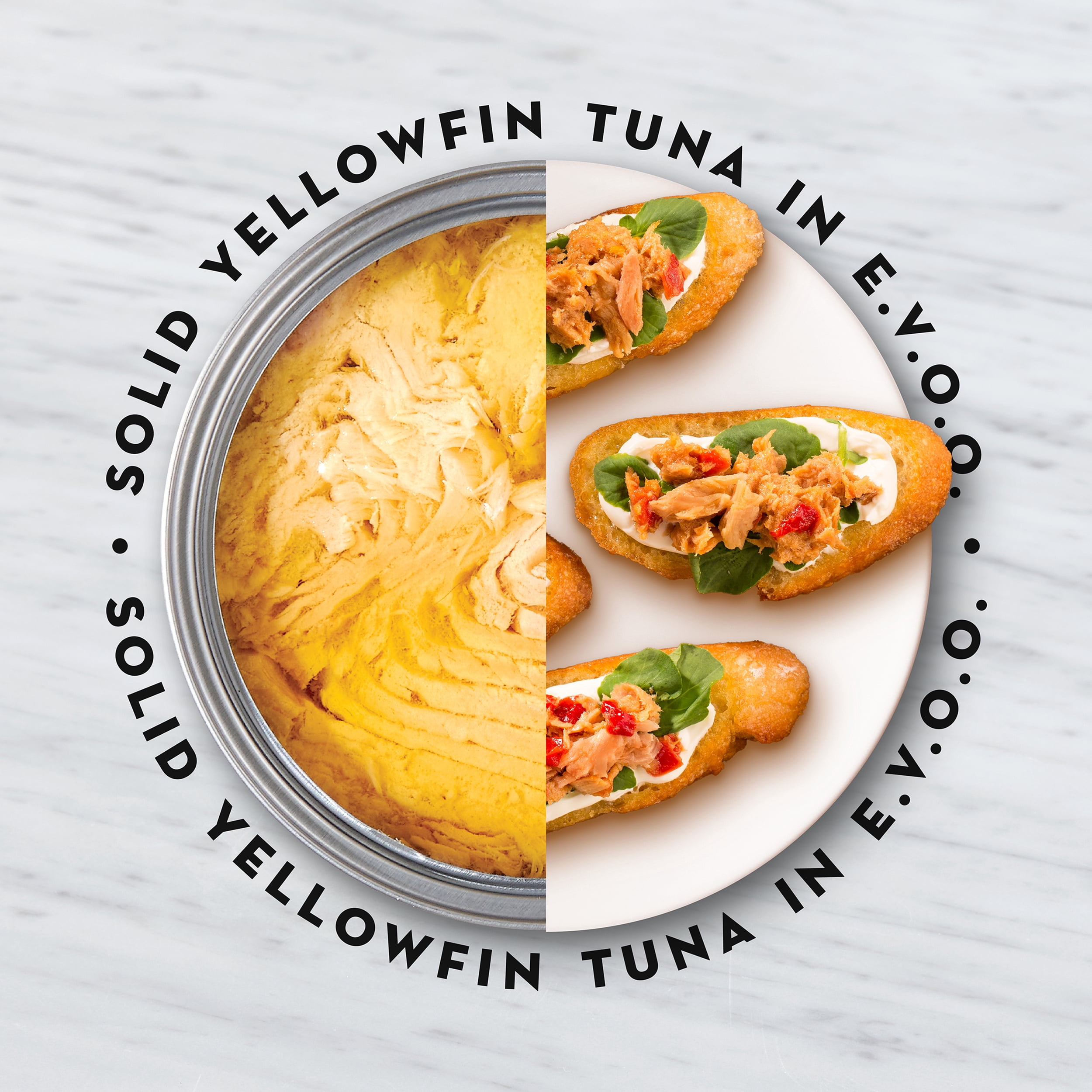 (2 pack) StarKist Selects E.V.O.O. Solid Wild Caught Yellowfin Tuna in Extra Virgin Olive Oil, 26g Protein, 4.5 oz Can