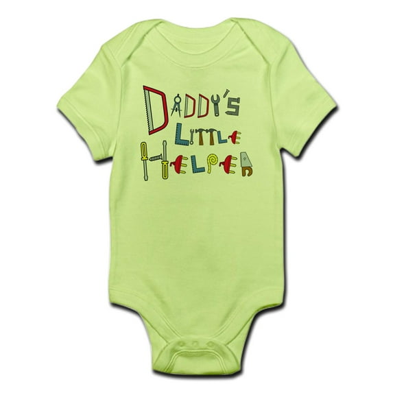 CafePress - Daddy's Little Helper Infant Bodysuit - Baby Light Bodysuit