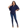 thumbnail image 1 of Blusa Casual Dama Marino Mundo Terra Mujer, 1 of 3