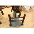 thumbnail image 6 of Nifao Jockey and Horse Jump a Fence Bronze Statue – Garden Outdoor Decor Sculpture, 60"L x 30"W x 51"H, 6 of 13