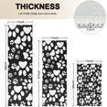thumbnail image 4 of Black Paw Kitchen Rugs Sets Of 3,Kitchen Runner Rugs Non Skid Washable,Decorative Kitchen Floor Mats for Kitchen,Sink,Laundry,17"x30"+ 17"x47" + 17"x59", 4 of 6
