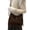 Coffee, variant on CAIXIA Women'S Crossbody Handbags Soft Stud Fringe Detail Fashion Messenger Crossbody Bag, Casual Stylish Shoulder Purse For Daily Everyday Wear