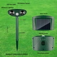 thumbnail image 4 of KingFurt 2 Pack Solar Animal Repeller,Ultrasonic Animal Repellent Outdoor with Motion Sensor Flashing Light Waterproof Animal Deterrent, 4 of 12
