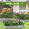 thumbnail image 6 of Galvanized Raised Garden Bed Outdoor Raised Beds Planter for Outdoor Plants Large Metal Raised Garden Bed Kit (4FT), 6 of 6