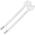 thumbnail image 1 of 2 Pcs Pinces à Ordures en Acier Inoxydable Forme Ciseaux Pinces Outil de Ramassage Portable Accessoires de Barbecue Extérieur (60cm), 1 of 8