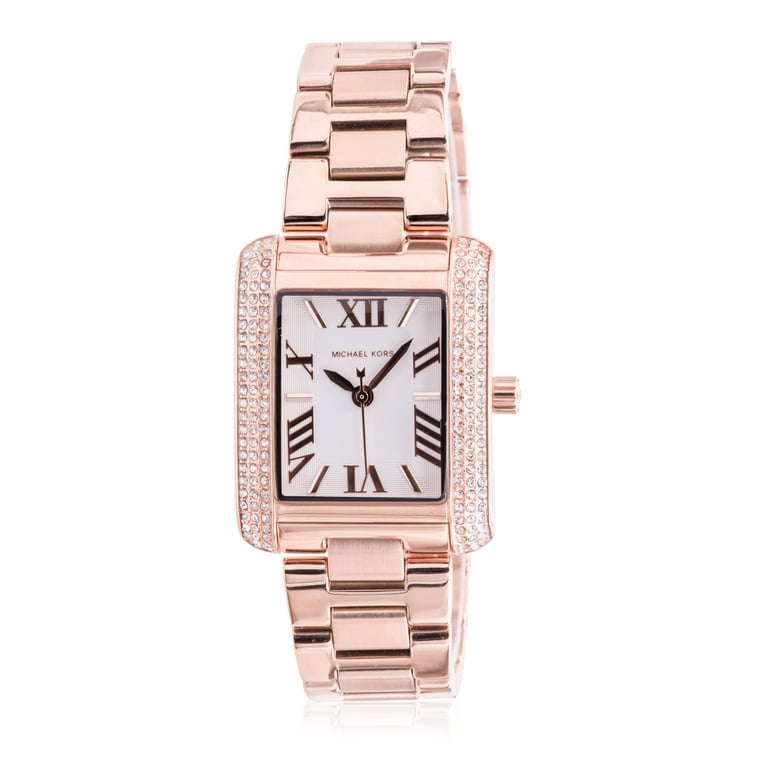 Michael Kors Mini Emery Pave Rose-Gold Tone Ladies Watch MK4641