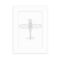 thumbnail image 1 of Aircraft Line Structure Art Deco Fashion Desktop Photo Frame Picture Display Decoration Art Painting, 1 of 3