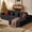 Black Right Facing Chaise, variant on Daluvenix 111” Modular Sectional Sofa, Cloud Sectional Couch with L-Shape Chaise, Upholstered Comfy Deep Seat Couch for Living Room Bedroom, No Assembly Required, Green(corduroy Fabric)