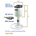 thumbnail image 1 of BluefishCam Lente Gran Angular 2.8mm CMOS 1000TVL Cámara de Seguridad, 1 of 1