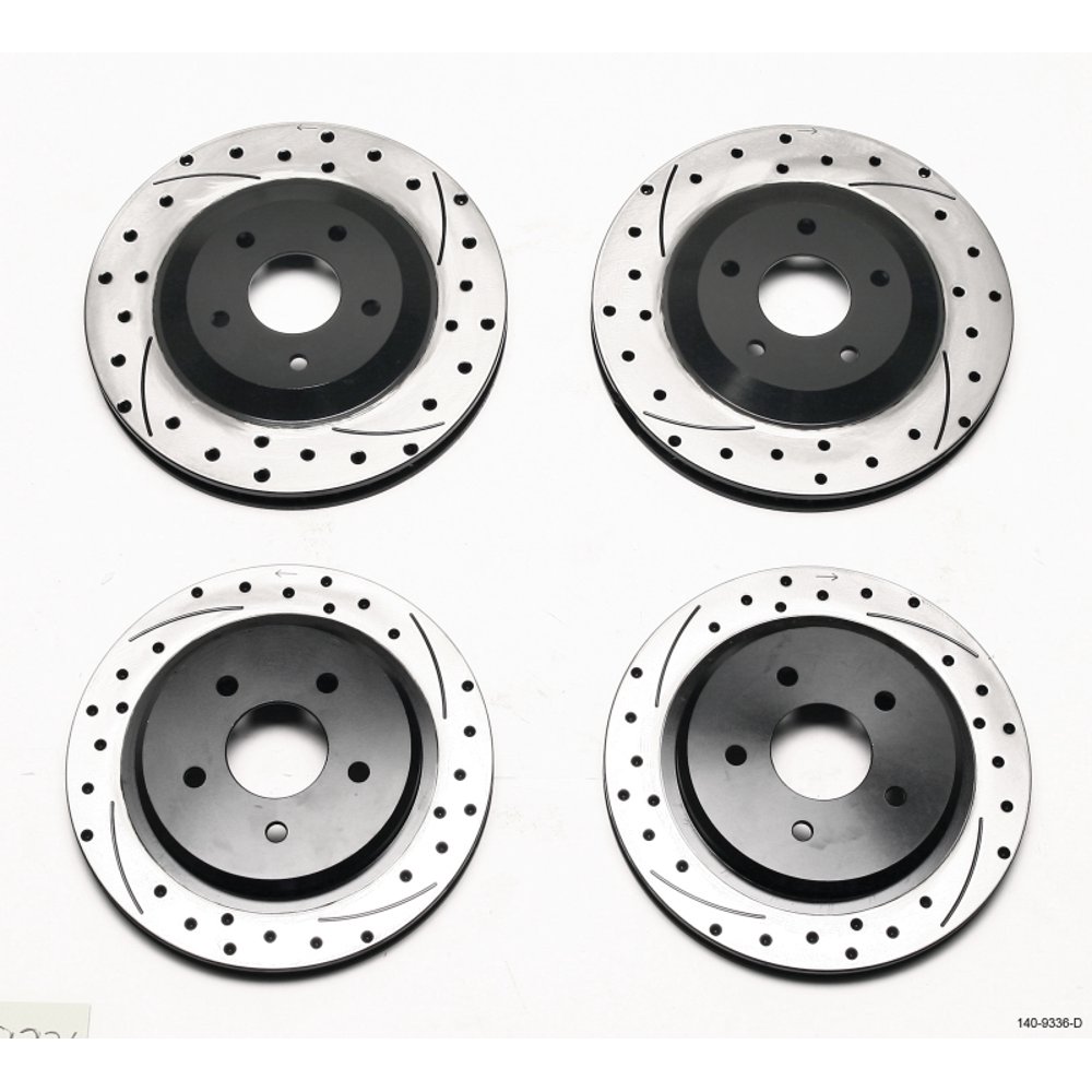 Wilwood Rotor Kit Front/RearDrilled 9704 Corvette C5 All/ 0513 C6