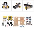thumbnail image 1 of Kit De Chasis De Coche Robot Inteligente, Chasis De Coche Robot Estable Control De Interruptor Profesional Estructura Simple Fácil De Montar Para Bricolaje, 1 of 7