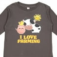 thumbnail image 4 of Inktastic I Love Farming- Farm Animals Boys or Girls Long Sleeve Toddler T-Shirt, 4 of 5