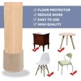 thumbnail image 2 of 16Pcs Silicone Chair Leg Floor Protectors, Chair Leg Caps, Furniture Foot Protectors, Free Moving Table Leg Covers, Stool Leg caps to Prevent Hardwood Floor Scratches and Reduce Noise, 2 of 3