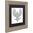 thumbnail image 2 of Trademark Fine Art "Jewel Owl" Canvas Art by Filippo Cardu, Black Matte, Birch Frame, 2 of 4