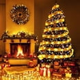 thumbnail image 2 of Cinta navideña de luces de hadas, decoración navideña, lazos DIY, adornos de árbol de luces para el hogar, decoración navideña de Año Nuevo 2023, 2 of 5