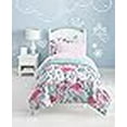 thumbnail image 3 of dream FACTORY Kids 5-Piece Complete Set Easy-Wash Super Soft Microfiber Comforter Bedding, Twin, Pink Flamingo, 3 of 4