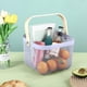 thumbnail image 5 of Cesta de de Metal, Cestas de Cocina Colgantes Multifuncionales, Cesta de Frutas con Asa para Cocina, Baño, Picnic, Color, 5 of 5