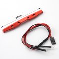 thumbnail image 3 of QualitChoice 9piece Aluminum Alloy Front Bumper Upgrade For SCX24 AXI00001 Easy To Updated Parts Safety Red, 3 of 6