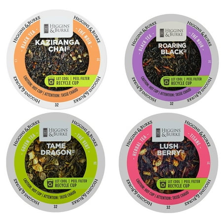 Hybrid Tea Collection - Higgins & Burke Funky Collection of Teas, Aromatic and Power Packed Teas for Greater Impact, 96 Count