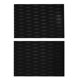thumbnail image 2 of Almohadilla de tracción con ranuras de diamante EVA para cubierta, almohadilla de cola para surf, skimboard, Negro, 2 of 5