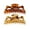 Amber yellow(bright side),Amber orange(bright side), variant on 9 Colors Large Hair Claw 2pcs, Clips for Thick Hair Plastic Big Claw Clips 5.5" Nonslip Big Nonslip hair clamps Hair Jaw Clips 2 Styles Strong Hold Matte Claw Hair Clips