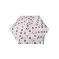 thumbnail image 3 of Totes Recycled Canopy One-Touch Auto Open Ultra Compact Mini Travel Umbrella With Carrying Case Pink Donuts, 3 of 3