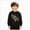 Black, variant on WXFAZCVU Boys Crewneck Sweatshirts Cartoon Printed Long Sleeved Pullover Fall Tops Goingout Size 1-2 Years