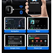 Mini Wireless CarPlay Adapter Converts Wired CarPlay/Android Auto to Wireless Plug & Play Converter Dual Band WiFi for Fast & Stable Performance Seamless Connection for Car Play Adapter