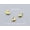 Gold, variant on 925 Sterling Silver Tiny Matt Moon Dangle Charm Spacer Bead DIY A2058-Silver
