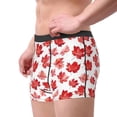 thumbnail image 2 of Logiee Realistic Maple Leaf Print Mens Boxer Briefs,Boxer Briefs for Men,Breathable Stretch Underwear,Boys Boxer Briefs-X-Large, 2 of 5