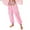 Pink, variant on Womens Chiffon Belly Dance Pants Plastic Beads Tassels Bloomers Metallic Side Split Trousers Pink One Size