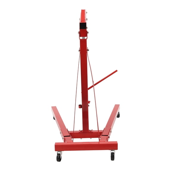 Heavy Duty 4-Position Hydraulic Engine Hoist, 0.5T-2T Capacity, Foldable Design, Portable for Car Repairs