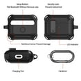 thumbnail image 6 of Duo Shield Secure Lock Designed For AirPods 3rd Gen With Hook, Black/Black, 6 of 7