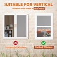 thumbnail image 3 of Magic Union Window Catio for Indoor Cats, Cat Catio Outdoor Enclosure Window Box with Side Mosquito-Proof Wire Grid Fits Double Hung Frames 25.4" to 43.3" Wide, Sunbathing Napping Overlooking, 3 of 8