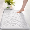 thumbnail image 4 of Clearance! Suncoda Bathroom Rugs, Soft Memory Foam Bath Mat - Non Slip Absorbent Thick Bath Matt, Rubber Back Shower Rug, Toilet Mats Bath, Mats for Bathroom Floor Toilet, Door Mat Washable, 4 of 6