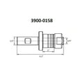 thumbnail image 2 of Hhip 3/4 Arbor X 1/2" Straight Shank Stub Mill Arbor 3900-0158, 2 of 2