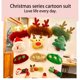 thumbnail image 5 of Matsuzay 4 unids/set pinza de pelo de Navidad Festival Navidad Año Nuevo trabajo playa viaje Cosplay decoración horquilla tocados para mujeres Kits de decoración para fiestas Papá Noel, 5 of 6