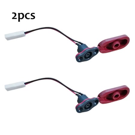 1/2pcs High Quality Electric Scooter Waterproof Cover Plastic Charging Hole Cover Scooters Parts Chargings Port with Charging Cable 2PCS